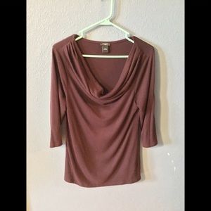 Ann Taylor mauve knit top